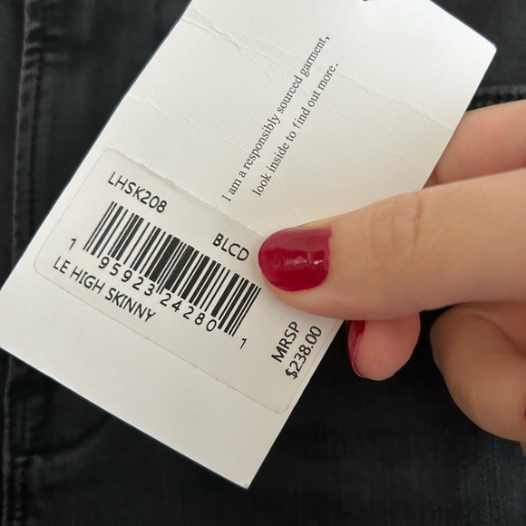 CLOSET CLOSING 3 Frame Le High Skinny Billups Chewed sz 28 Jeans - Picture 6 of 6